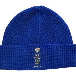 Polo Ralph Lauren Men's Skull Cap POLO BEAR Beanie NWT Navy Blue